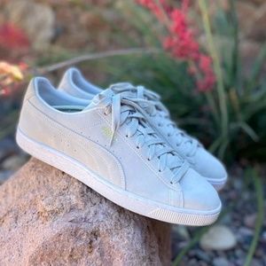 PUMA Men's Suede Classic XXI Sneakers (374915-03) in Grey Violet